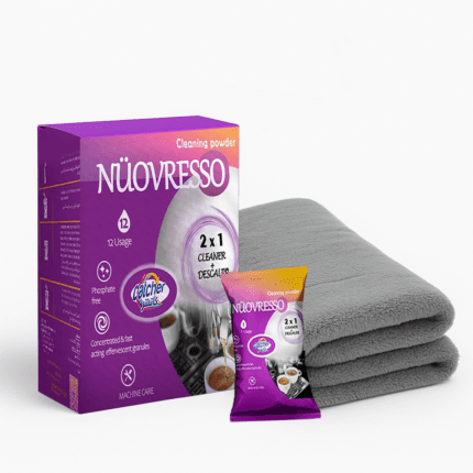 ☕ Nuovresso 2-in-1 Cleaner & Descaler + Free Fiber Towel